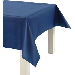 Tafelkleed gemaakt van Namaaktextiel, B: 125 cm, 70 gr, donkerblauw, 10 m/ 1 rol [HOB-594004]