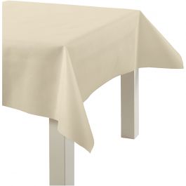 Tafelkleed gemaakt van Namaaktextiel, B: 125 cm, 70 gr, lichtgeel, 10 m/ 1 rol [HOB-5940212]