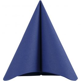 Servetten, afm 40x40 cm, 60 gr, donkerblauw, 20 stuk/ 1 doos [HOB-598004]