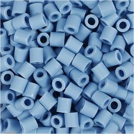 Les Perles NABBI BioBeads, dim. 5x5 mm, diamètre intérieur 2.5 mm, medium, bleu, 3000 pièces/ 1 Pq. [HOB-906779]