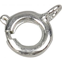Veringsluiting, d 7 mm, zilver, 10 stuk/ 1 doos [HOB-600300]