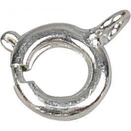 Veringsluiting, d 7 mm, zilver, 100 stuk/ 1 doos [HOB-600301]