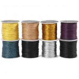 Katoenkoord, dikte 1 mm, diverse kleuren, 8x40 m/ 1 doos [HOB-60998]