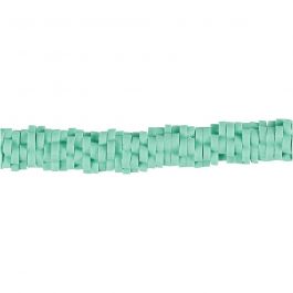 Klei Kralen, d 5-6 mm, gatgrootte 2 mm, groen, 145 stuk/ 1 doos [HOB-61011]