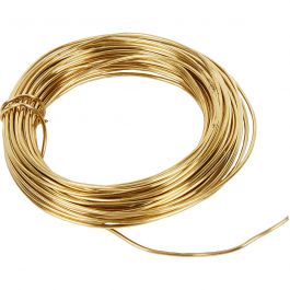 Messingdraad, dikte 1,2 mm, 100 gr, brons, 10 m/ 1 rol [HOB-61032]