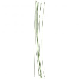 Bloemsteeldraad, L: 30 cm, d 0,6 mm, groen, 20 stuk/ 1 doos [HOB-610350]