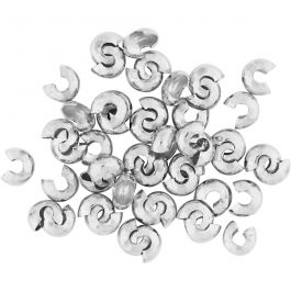 Cache-noeud, d 5 mm, argenté, 500 pièces/ 1 Pq. [HOB-61061]