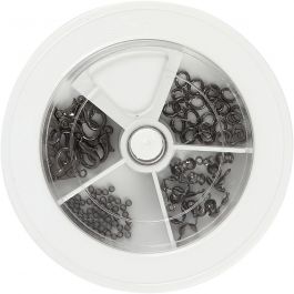 Sieraden starterset, donker metallic grijs, 1 set [HOB-61272]
