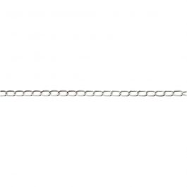 Jasseron, B: 6 mm, verzilverd, 5 m/ 1 stuk [HOB-61301]