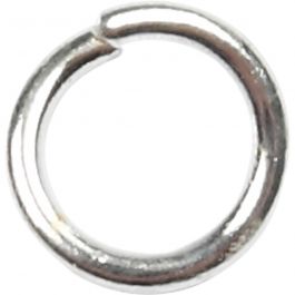 Ringen, afm 4,4 mm, dikte 0,7 mm, verzilverd, 500 stuk/ 1 doos [HOB-61380]