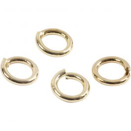 Ringen, dikte 0,7 mm, verguld, 500 stuk/ 1 doos [HOB-61398]