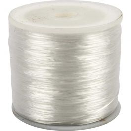 Cordon élastique, Plat, ép. 1 mm, 100 m/ 1 rouleau [HOB-61534]