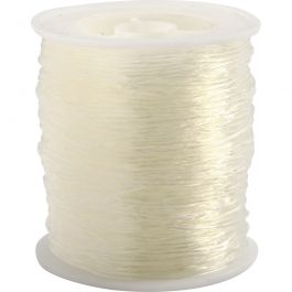 Cordon élastique, Rond, ép. 1 mm, 50 m/ 1 rouleau [HOB-61548]