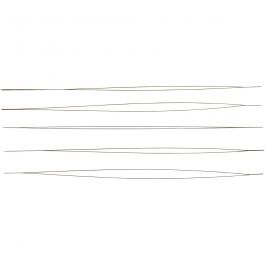 Kralennaald, L: 12 cm, dikte 0,25 mm, 5 stuk/ 1 doos [HOB-61622]