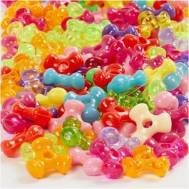 Tri-kralen mix, d 10 mm, gatgrootte 2 mm, 65 gr, 125 ml/ 1 doos [HOB-617760]