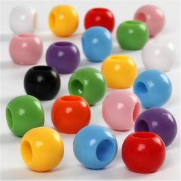 Perles Pony, d 10 mm, diamètre intérieur 4,5 mm, 65 gr, 110 ml/ 1 Pq. [HOB-618350]