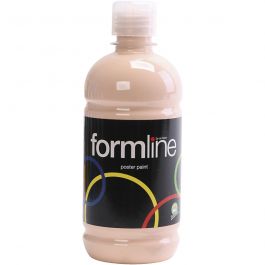 Peinture à la détrempe Mate, beige, 500 ml/ 1 flacon [HOB-642029]