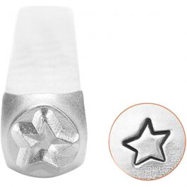 Embossing stempel, ster, L: 65 mm, afm 3 mm, 1 stuk [HOB-67566]