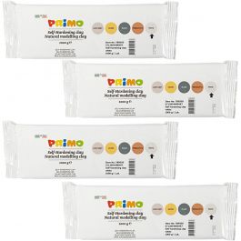 Zelfhardende Klei, wit, 4x1000 gr/ 1 doos [HOB-677109]