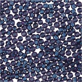 Rocailles, d 1,7 mm, afm 15/0, gatgrootte 0,5-0,8 mm, paars, 25 gr/ 1 doos [HOB-686810]