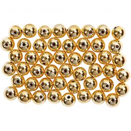 Waskralen, d 5 mm, gatgrootte 0,7 mm, goud, 100 stuk/ 1 doos [HOB-698121]