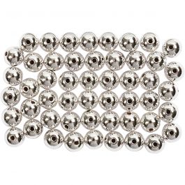 Waskralen, d 5 mm, gatgrootte 0,7 mm, zilver, 100 stuk/ 1 doos [HOB-698141]