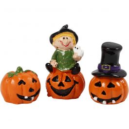 Petites figurines, H : 1,5-3,5 cm, L : 2 cm, 3 pièces/ 1 Pq. [HOB-69991]