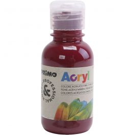 PRIMO luxe acrylverf, bordeaux, 125 ml/ 1 fles [HOB-638338]