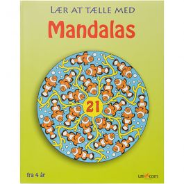 Livres de coloriage de mandalas, Apprenez à compter, 1 pièce [HOB-600231]