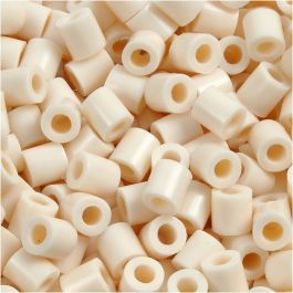 Perles à repasser, dim. 5x5 mm, diamètre intérieur 2,5 mm, medium, beige clair (32251), 1100 pièces/ 1 Pq. [HOB-751120]