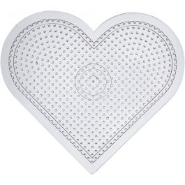 Plaque à picots, dim. 15cm, medium, transparent, 1 pièce [HOB-753030]