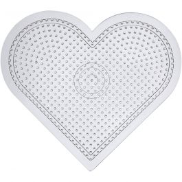 Plaque à picots, dim. 15cm, medium, transparent, 10 pièces/ 1 Pq. [HOB-753031]