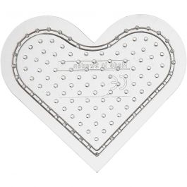 Plaque à picots, dim. 7cm, medium, transparent, 1 pièce [HOB-753080]