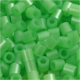 Photo Pearls, dim. 5x5 mm, diamètre intérieur 2,5 mm, medium, vert nacre (22), 6000 pièces/ 1 Pq. [HOB-75522]