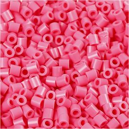 Foto kralen, afm 5x5 mm, gatgrootte 2,5 mm, medium, antiek roze (25), 6000 stuk/ 1 doos [HOB-75525]