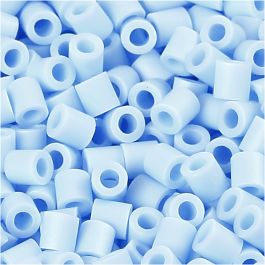 Photo Pearls, dim. 5x5 mm, diamètre intérieur 2,5 mm, medium, bleu clair (28), 6000 pièces/ 1 Pq. [HOB-75528]