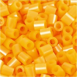 Foto kralen, afm 5x5 mm, gatgrootte 2,5 mm, medium, abricot (29), 6000 stuk/ 1 doos [HOB-75529]