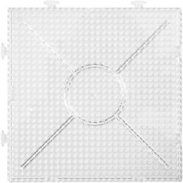 Photo Pearls Onderplaat, groot vierkant, afm 15x15 cm, medium, helder, 2 stuk/ 1 doos [HOB-75532]