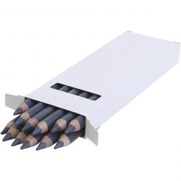 Crayons de Couleur Jumbo edu, ép. 10 mm, mine 6,25 mm, gris, 12 pièces/ 1 Pq. [HOB-408082]