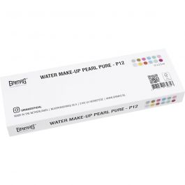 Palette de maquillage pour visage à base d'eau, couleurs nacrées, 12x2.50 ml/ 1 pièce [HOB-77060]