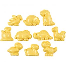 Vormpjes, dino's, afm 4,5-6 cm, 10 stuk/ 1 doos [HOB-78272]