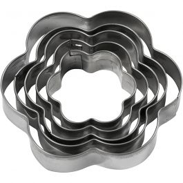 Emporte-pièces, fleur, dim. 8cm, 5 pièces/ 1 Pq. [HOB-782880]