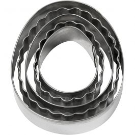 Emporte-pièces, oeuf, dim. 8cm, 5 pièces/ 1 Pq. [HOB-782884]