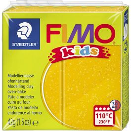 FIMO® Kids Boetseerklei, glitter, goud, 42 gr/ 1 doos [HOB-78535]