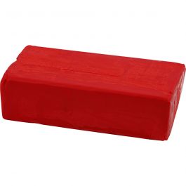 Pâte à Modeler , dim. 13x6x4cm, rouge, 500 gr/ 1 Pq. [HOB-78682]