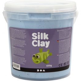Silk Clay®, bleu néon, 650 gr/ 1 seau [HOB-78814]