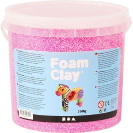Foam Clay®, neon roze, 560 gr/ 1 emmer [HOB-78826]