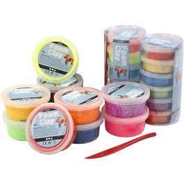 Foam Clay®, diverse kleuren, 22 Doosje/ 1 set [HOB-78832]