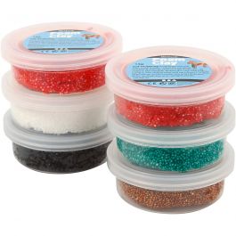 Foam Clay®, Kerst verf, 6x14 gr/ 1 doos [HOB-78844]