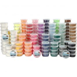 Foam Clay®, diverse kleuren, 21x10 Doosje/ 1 doos [HOB-78876]